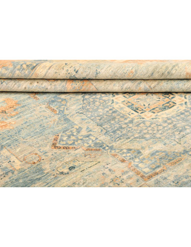 Tappeto Mamlouk Pakistan 150x202 Blu Acqua Verd