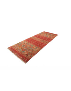 Tappeto Rubin Pakistan 122x307 Rosso Terra Oro 2