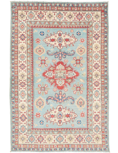 Tappeto Kazak Afghanistan beige bianco 121x186