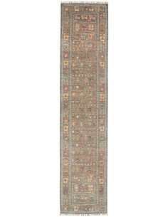 Tappeto Rubin Pakistan 76x346 Marrone Taupe Gri