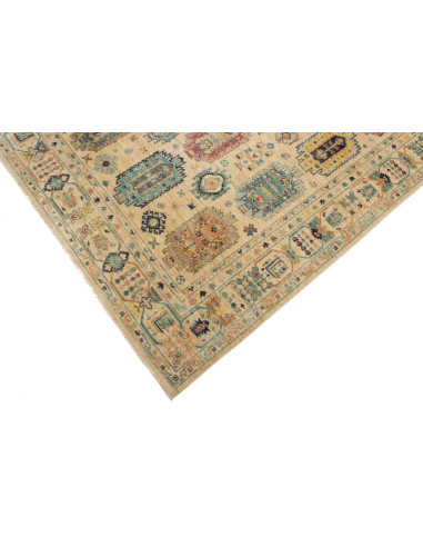 Rug Tribal Pakistan 151x200 Cream Beige Turquoi