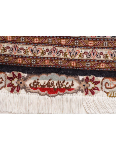 Tappeto Tabriz 50 Raj Mahi Persia azzurro giallo 207x302