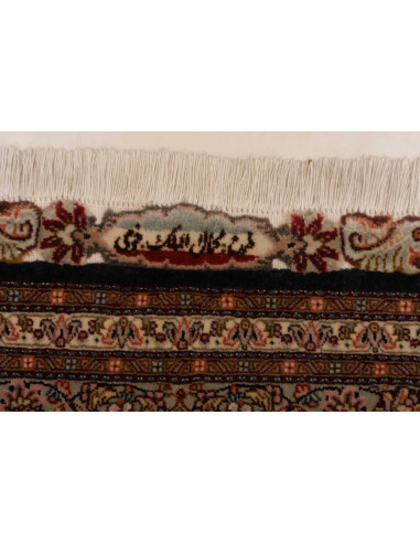 Tappeto Tabriz 50 Raj Mahi Persia azzurro giallo 207x302