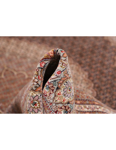 Tappeto Tabriz 50 Raj Mahi Persia azzurro giallo 207x302