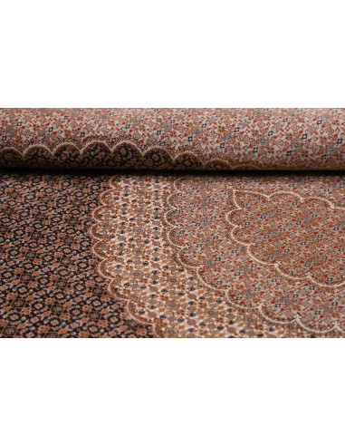 Tappeto Tabriz 50 Raj Mahi Persia azzurro giallo 207x302