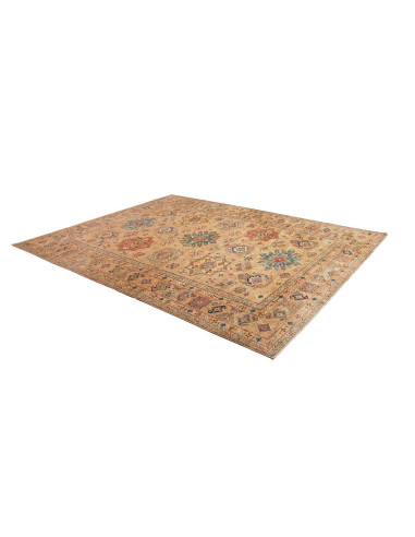 Rug Kazak Fine Pakistan 252x315 Sand Beige Blue
