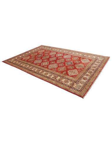 Tappeto Kazak Fine Pakistan 200x296 Rosso Borde