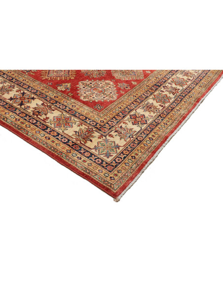 Tappeto Kazak Fine Pakistan 200x296 Rosso Borde