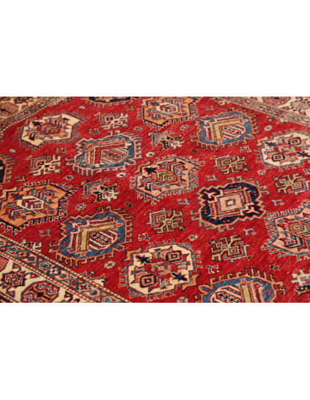 Tappeto Kazak Fine Pakistan marrone grigio 143x205