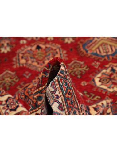 Tappeto Kazak Fine Pakistan marrone grigio 143x205