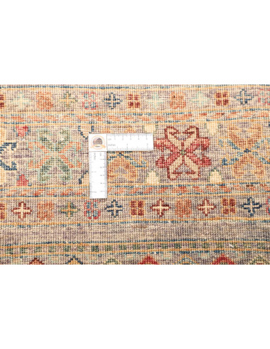 Tappeto Rubin Pakistan 79x299 Beige Marrone Gri