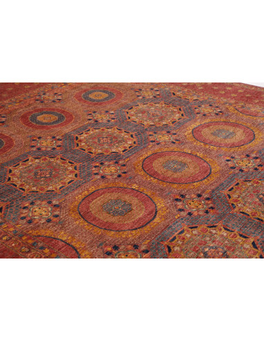 Rug Mamlouk Pakistan 275x372 Rust Red Blue Grey