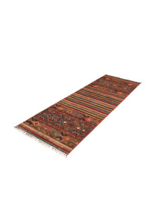 Rug Samarkand Pakistan 81x232 Terracotta Blue R 2