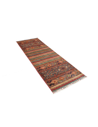 Tappeto Samarkand Pakistan 81x232 Terracotta Bl