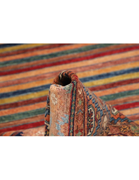 Tappeto Samarkand Pakistan 81x232 Terracotta Bl