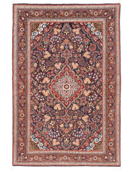 Rug Ilaam Persia 111x164 Navy Blue Burgundy Red