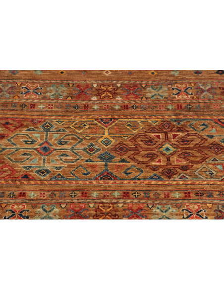 Tappeto Rubin Pakistan 80x236 Ocra Rosso Matton