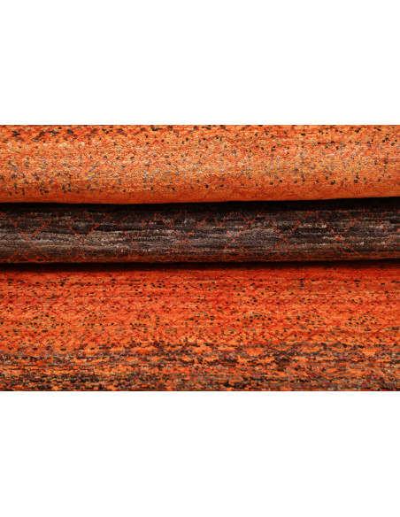 Tappeto Royal Gabbeh Pakistan 77x249 Arancione