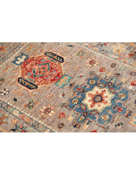 Tappeto Tribal Pakistan 81x129 Beige Multicolor
