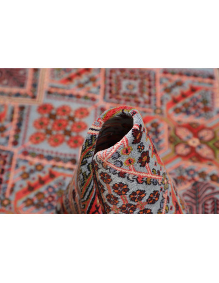 Tappeto Zandjan Persia verde marrone 137x205