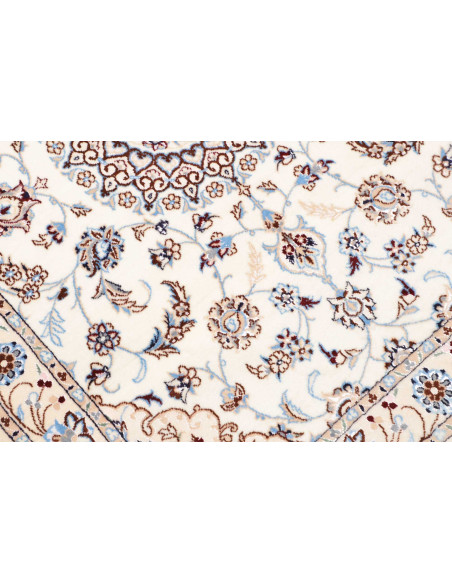 Tappeto Nain 6la Persia 87x400 Avorio Blu Navy