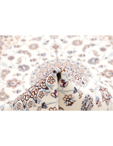 Tappeto Nain 6la Persia 87x400 Avorio Blu Navy