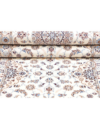 Tappeto Nain 6la Persia 87x400 Avorio Blu Navy