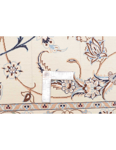 Tappeto Nain 6la Persia 87x400 Avorio Blu Navy