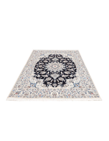 Rug Nain Kashmar Persia white grey 145x207