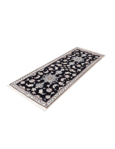 Rug Nain Kashmar Persia white sky blue 78x195 2