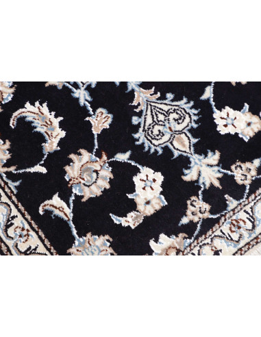 Tappeto Nain Kashmar Persia bianco azzurro 78x195