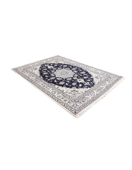 Rug Nain Kashmar Persia white grey 168x234