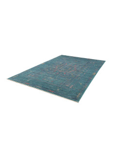 Rug Mamlouk Pakistan 210x294 Teal Blue Rust Yel 2