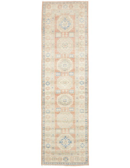 Rug Kazak Afghanistan 84x300 Beige Cream Terrac