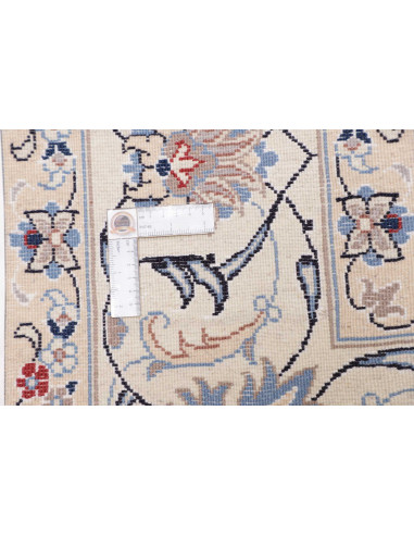 Tappeto Nain Kashmar Persia bianco grigio 200x300