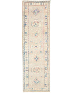 Tappeto Kazak Afghanistan 87x284 Beige Chiaro B