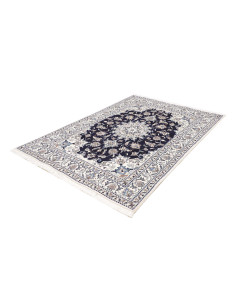 Tappeto Nain Kashmar Persia bianco grigio 150x210 2