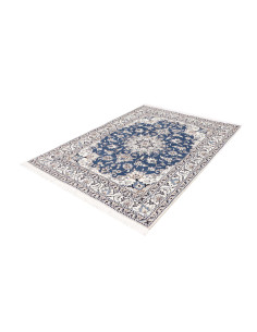 Tappeto Nain Kashmar Persia bianco grigio 153x205 2