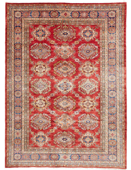 Kazak Fine 207x283 Cm Kazak Fine, Pakistan, Hand-carded Wool