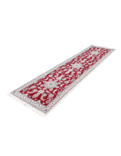 Tappeto Nain Kashmar Persia bianco marrone 83x293 2