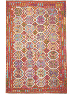 Rug Kilim Afghanistan 203x309 Rust Orange Terra