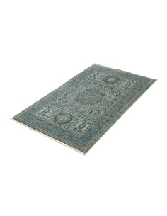 Rug Mamlouk Pakistan 79x125 Turquoise Blue Dark 2