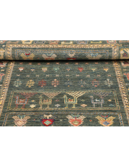 Tappeto Rubin Pakistan 100x152 Verde Petrolio T
