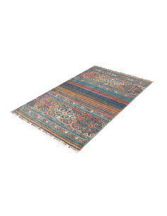 Rug Rubin Pakistan 99x152 Navy Blue Teal Terrac 2