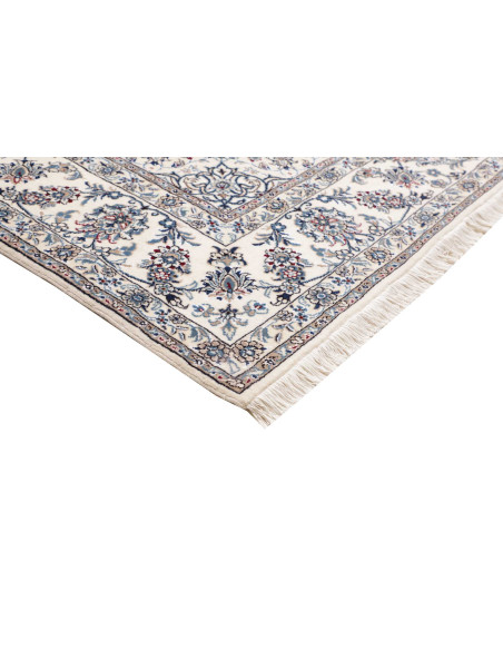 Rug Nain Kashmar Persia white grey 248x346