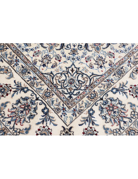 Rug Nain Kashmar Persia white grey 248x346