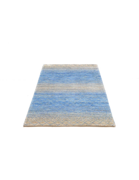 Tappeto Royal Gabbeh Pakistan 93x153 Blu Celest