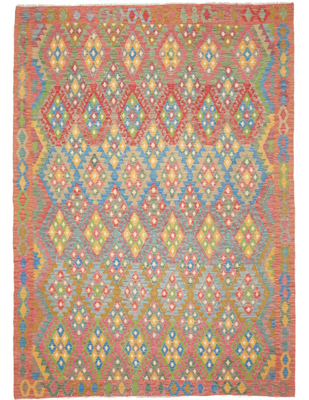 Rug Kilim Afghanistan 211x295 Terracotta Red So