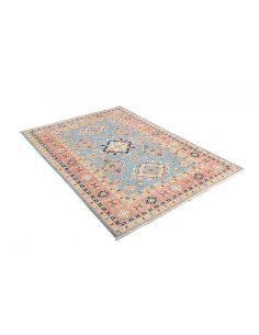 Tappeto Kazak Afghanistan 120x176 Azzurro Paste 2