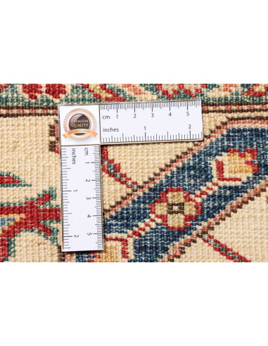 Rug Kazak Fine Pakistan sky blue orange 168x239